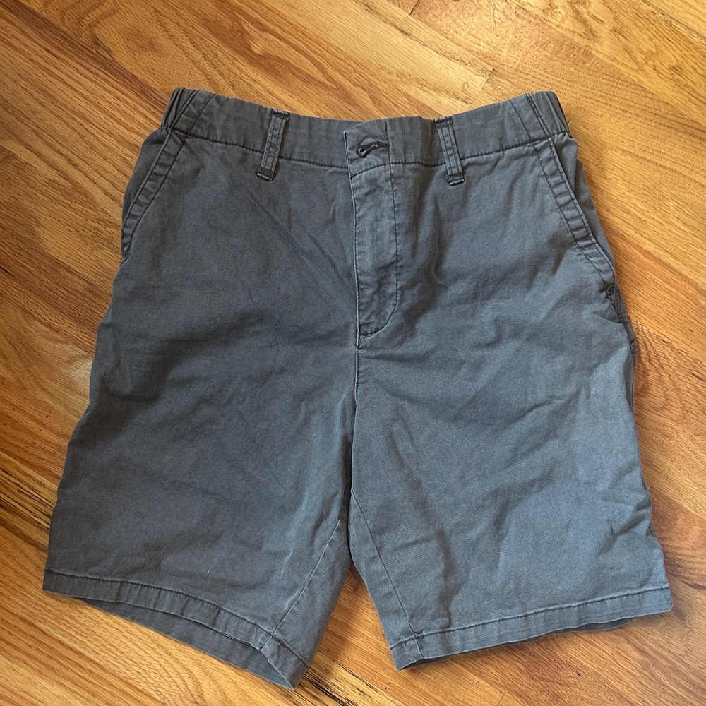 Old Navy Charcoal Flat Front Shorts